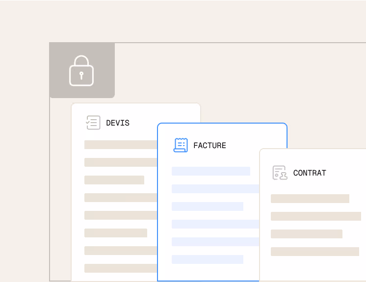 illustration document comptables stockes dans le coffre fort numerique efalia safe