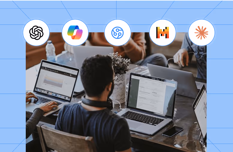 Visuel Homme Devant Un Pc Avec Logo Logiciels Connecteur Efalia