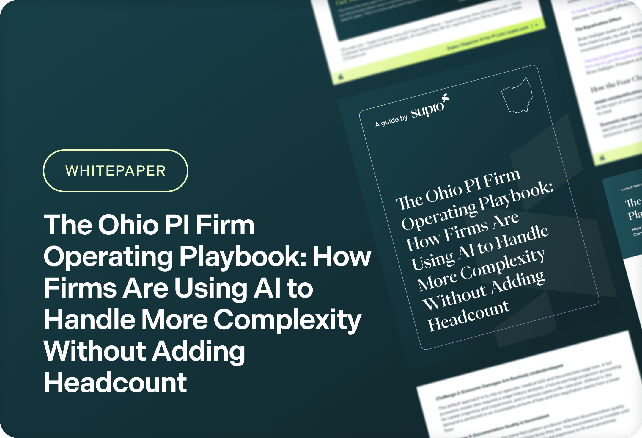 The Ohio PI Firm Operating Playbook: How Firms Are Using AI to Handle More Complexity Without Adding Headcount