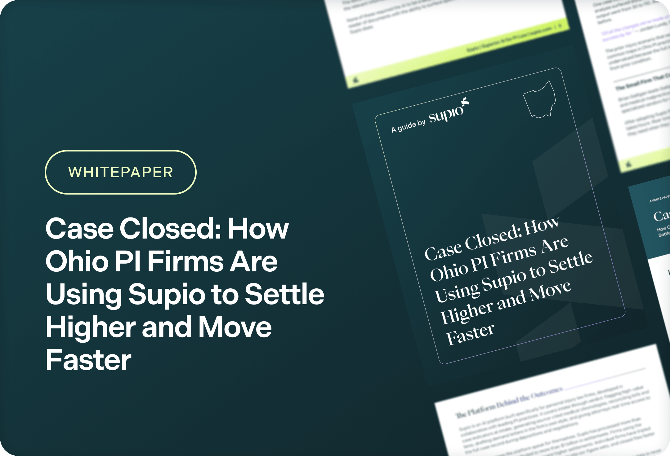 Case Closed: How Ohio PI Firms Are Using Supio to Settle Higher and Move Faster