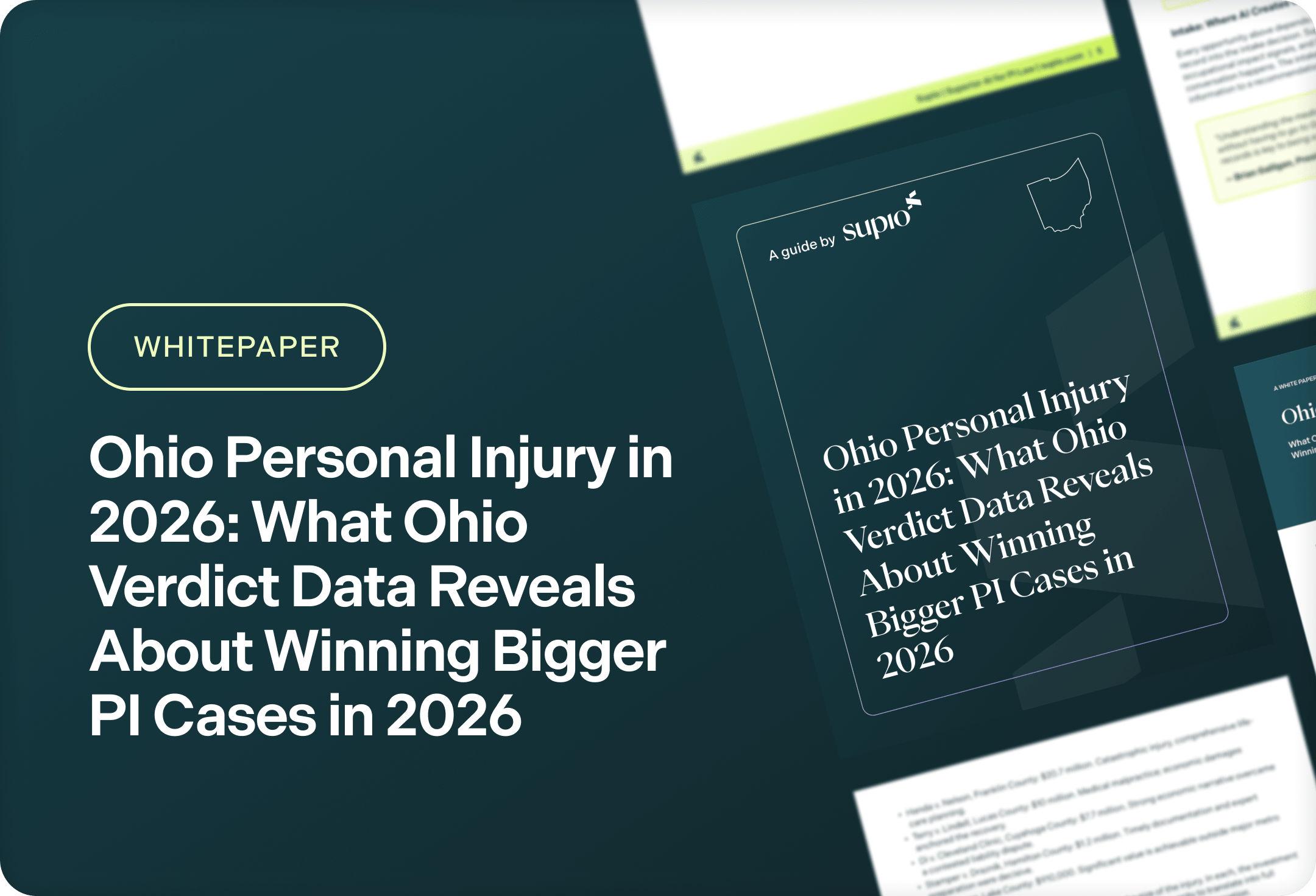 Ohio Personal Injury in 2026: What Ohio Verdict Data Reveals About Winning Bigger PI Cases in 2026