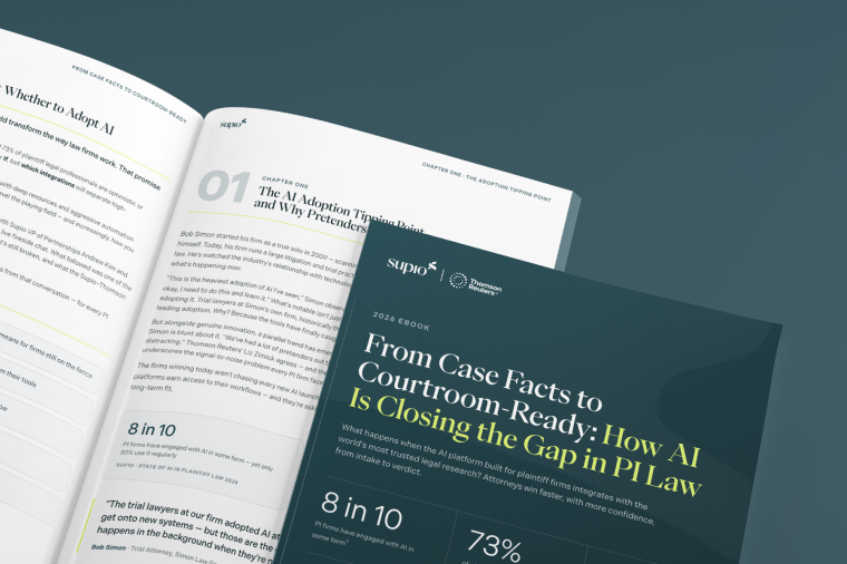 From Case Facts to Courtroom-Ready: How AI Is Closing the Gap in PI Law