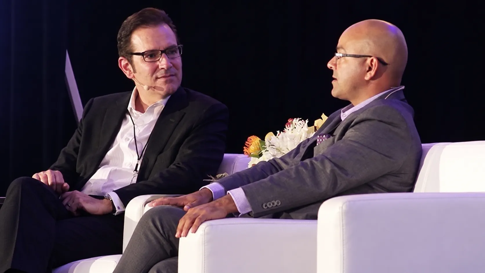 Glenn Llopis in a fireside conversation with Nik Modi of RBC Capital Markets, 2019 Leadership in the Age of Personalization Summit