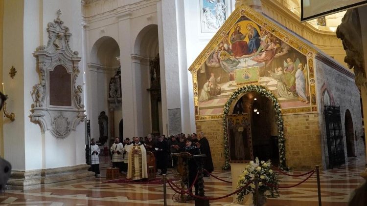 A Porciúncula na Basílica de Santa Maria dos Anjos