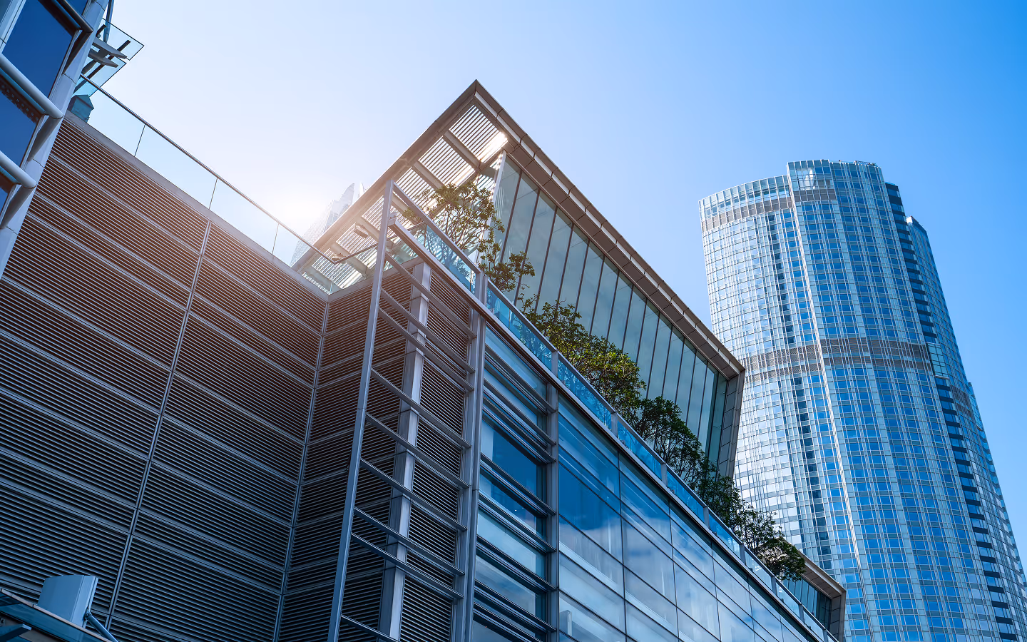 Bank skyscrapers