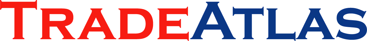 TradeAtlas logo with 'TRADE' in red and 'ATLAS' in blue capital letters.