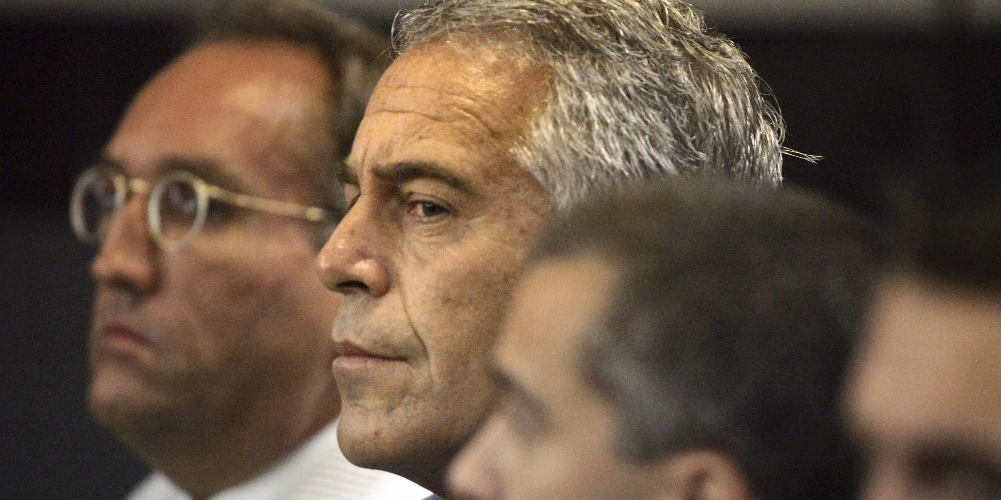 Jeffrey Epstein looking slimy