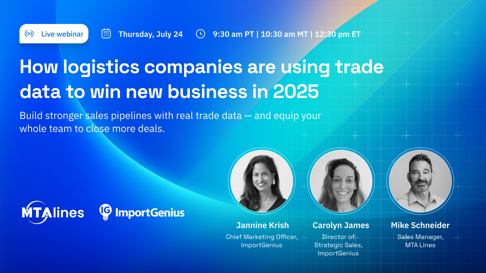 How logistics companies are using trade data to win new business in 2025