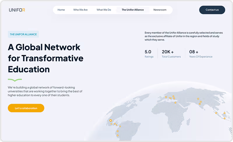 cintana university website project the cintana alliance page