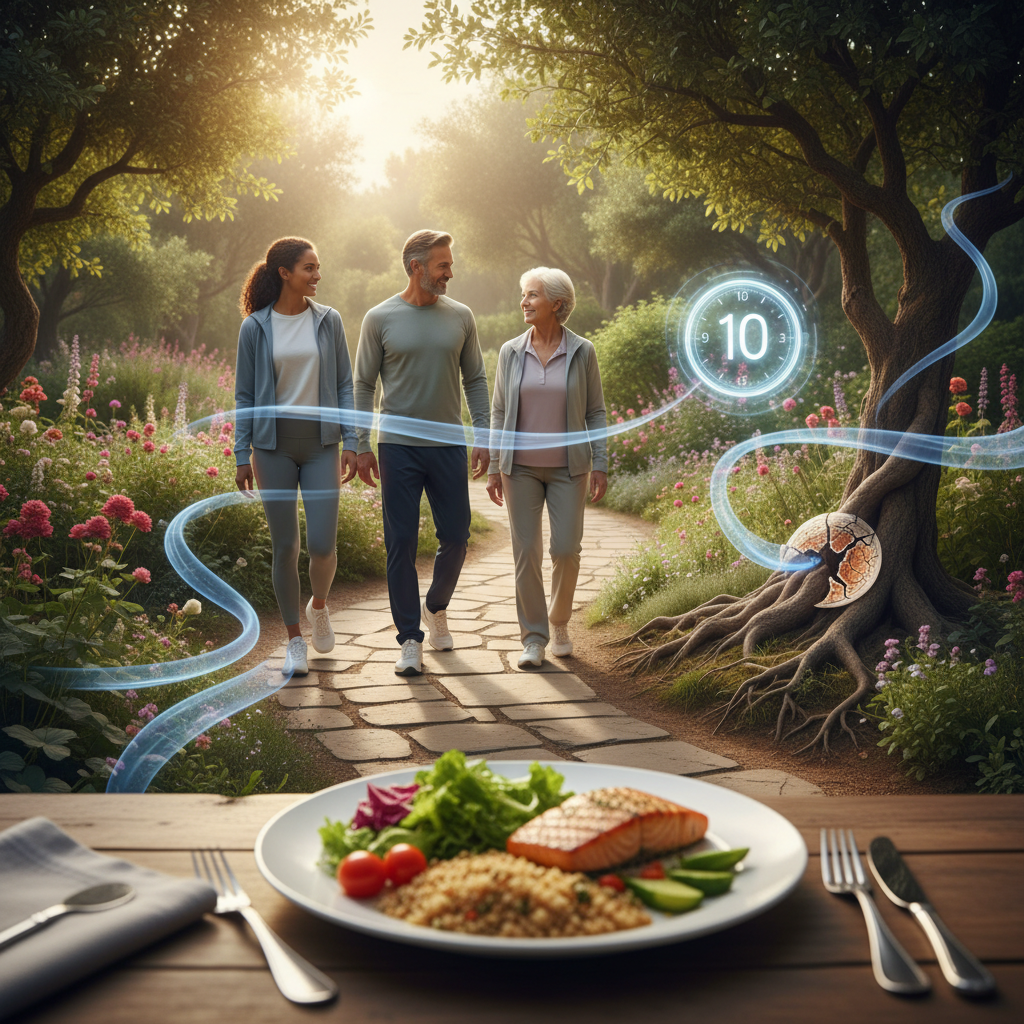 Post-Meal Walk: 10 Minutes Cuts Glucose, Protects Arteries