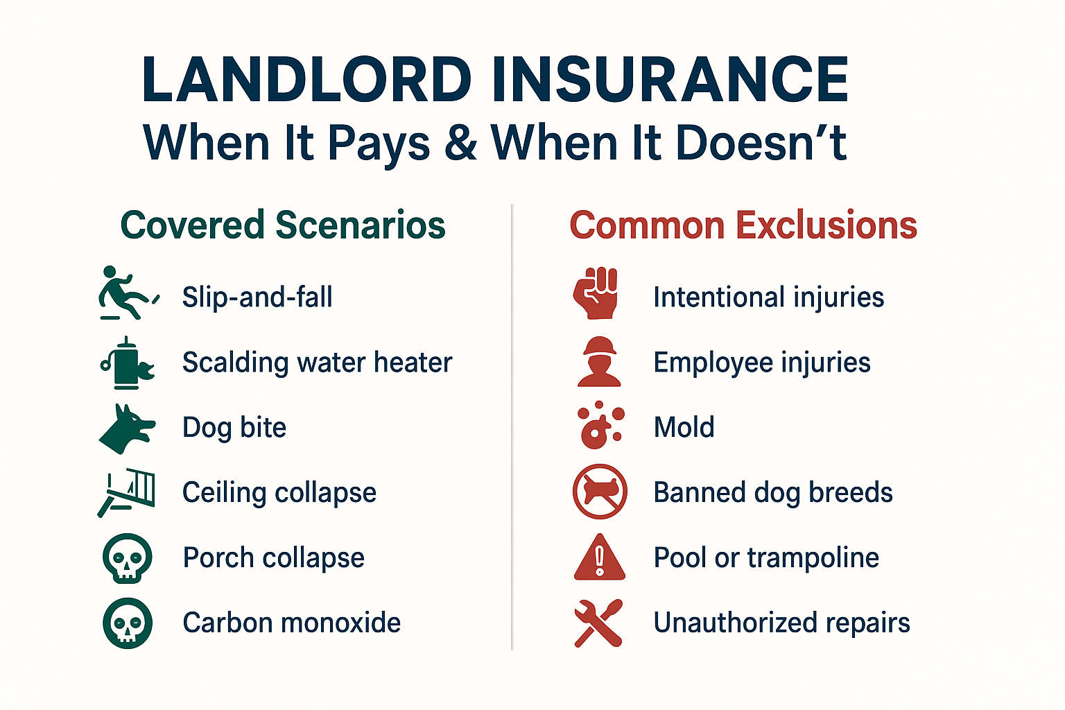 Does Landlord Insurance Cover Tenant Injury