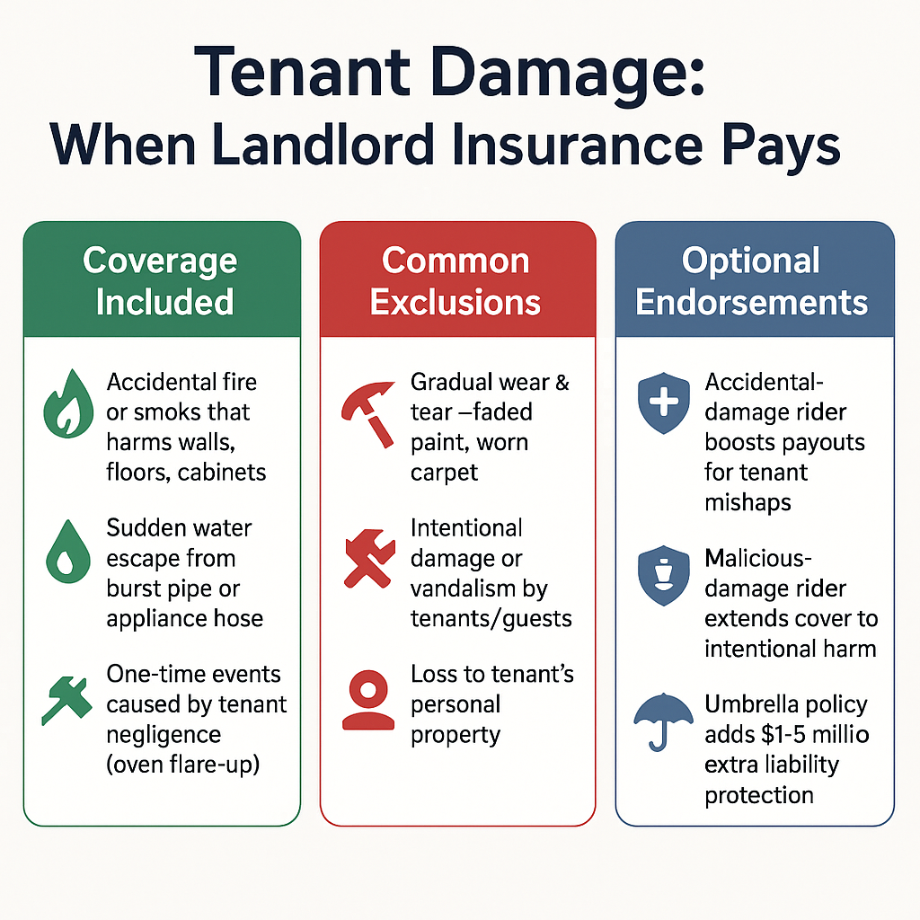 Does Landlord Insurance Cover Tenant Damages?