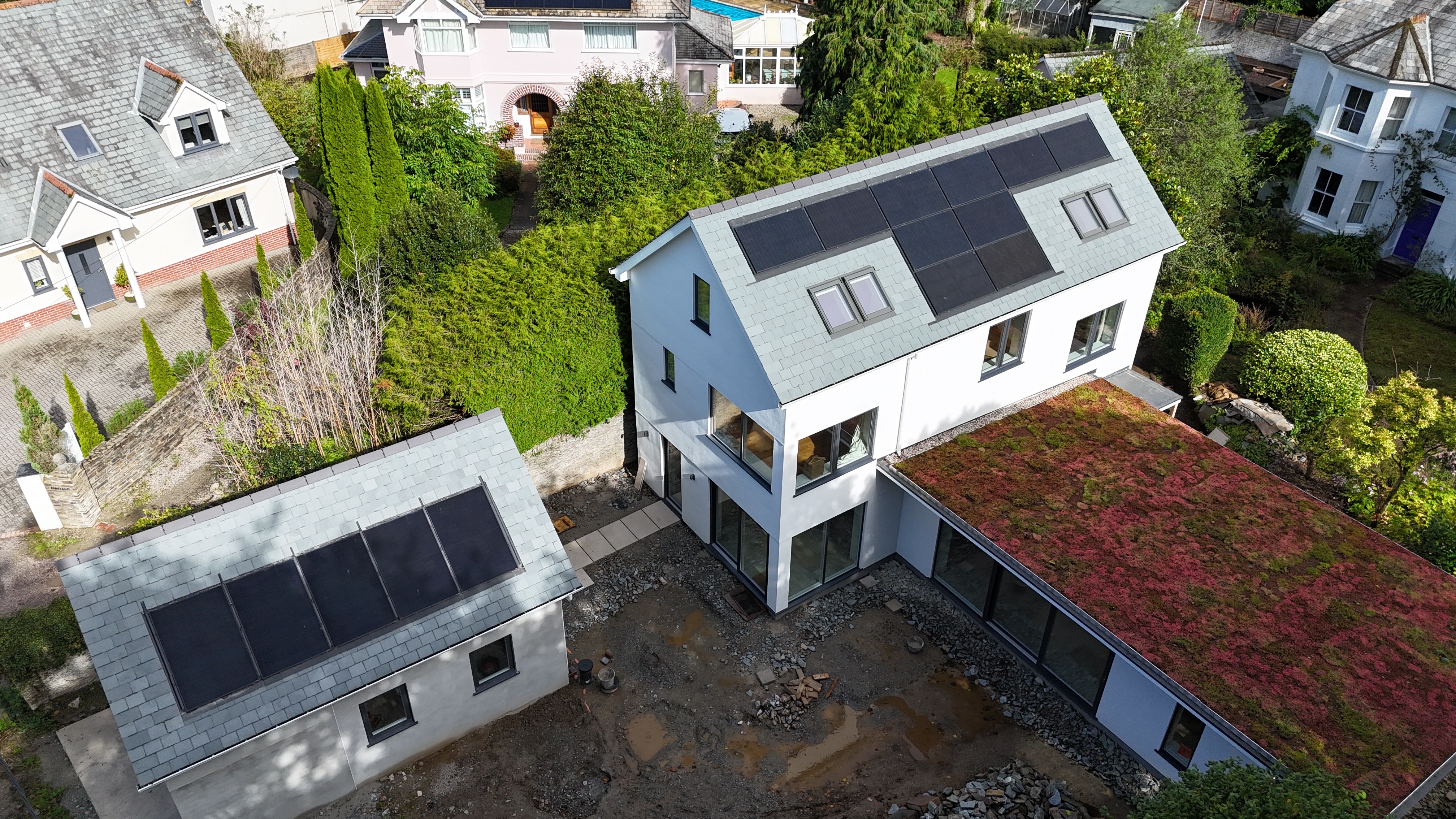 garage and house