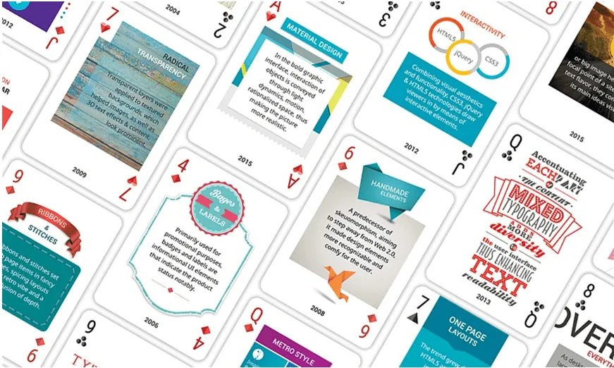 Cards tendencia web