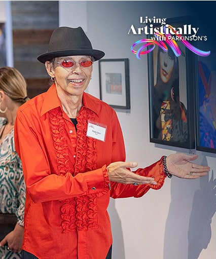 PD artist at Living Artistically Gallery 2023