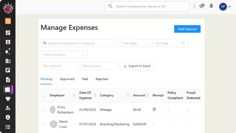 Expense management icon