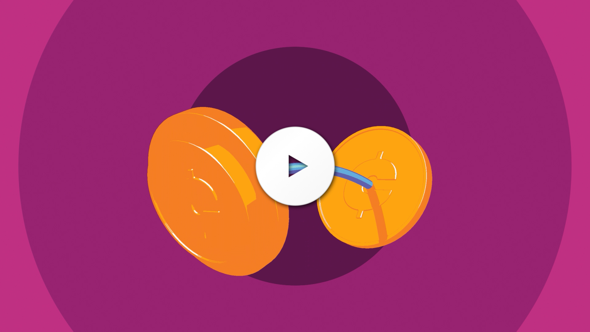 A still from a video including brand characters for STCU.