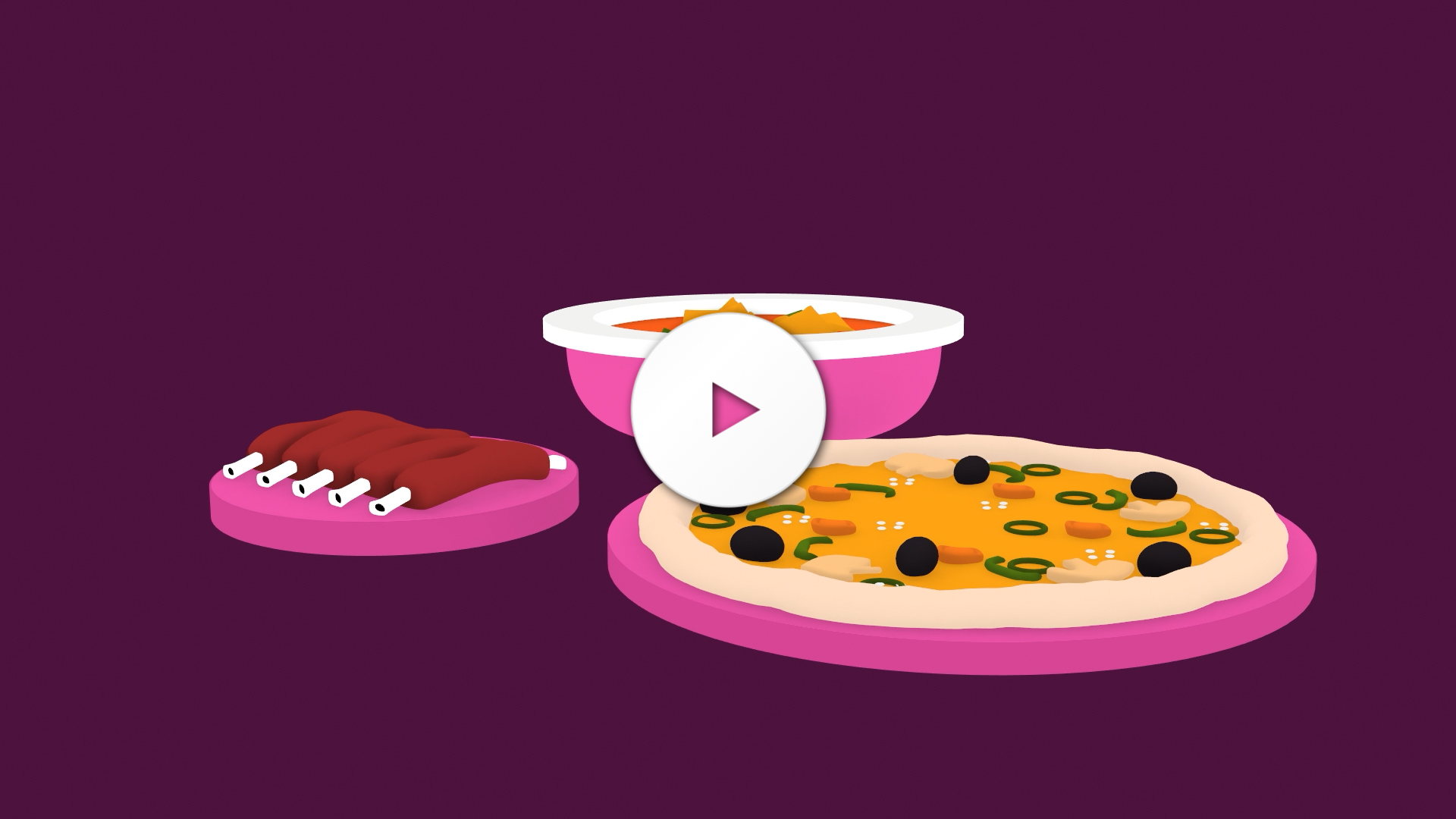 A still from a video including brand characters for STCU.