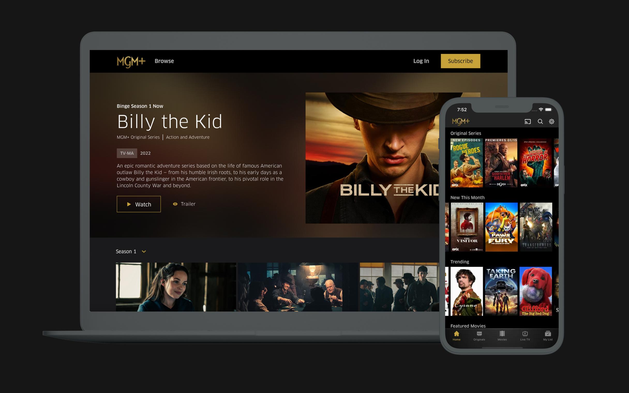 Slider image #1 for "MGM+" case studies