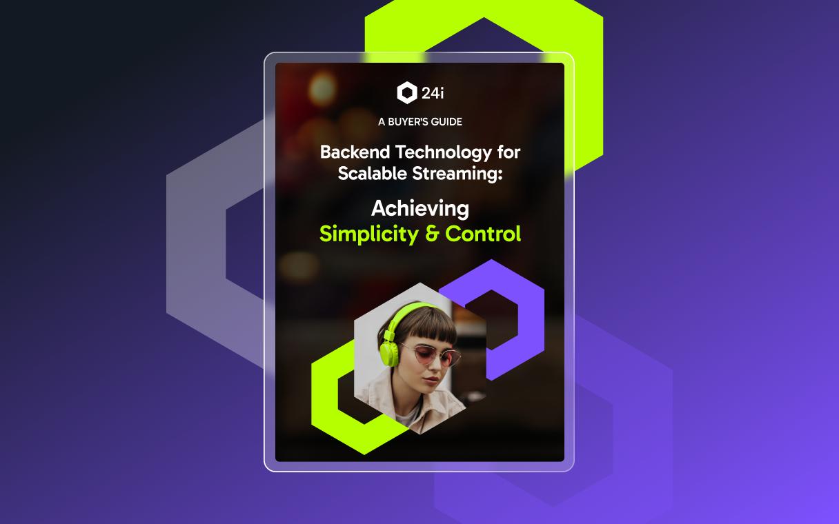 Cover image for "A Buyer's Guide to Backend Technology for Scalable Streaming" ebook