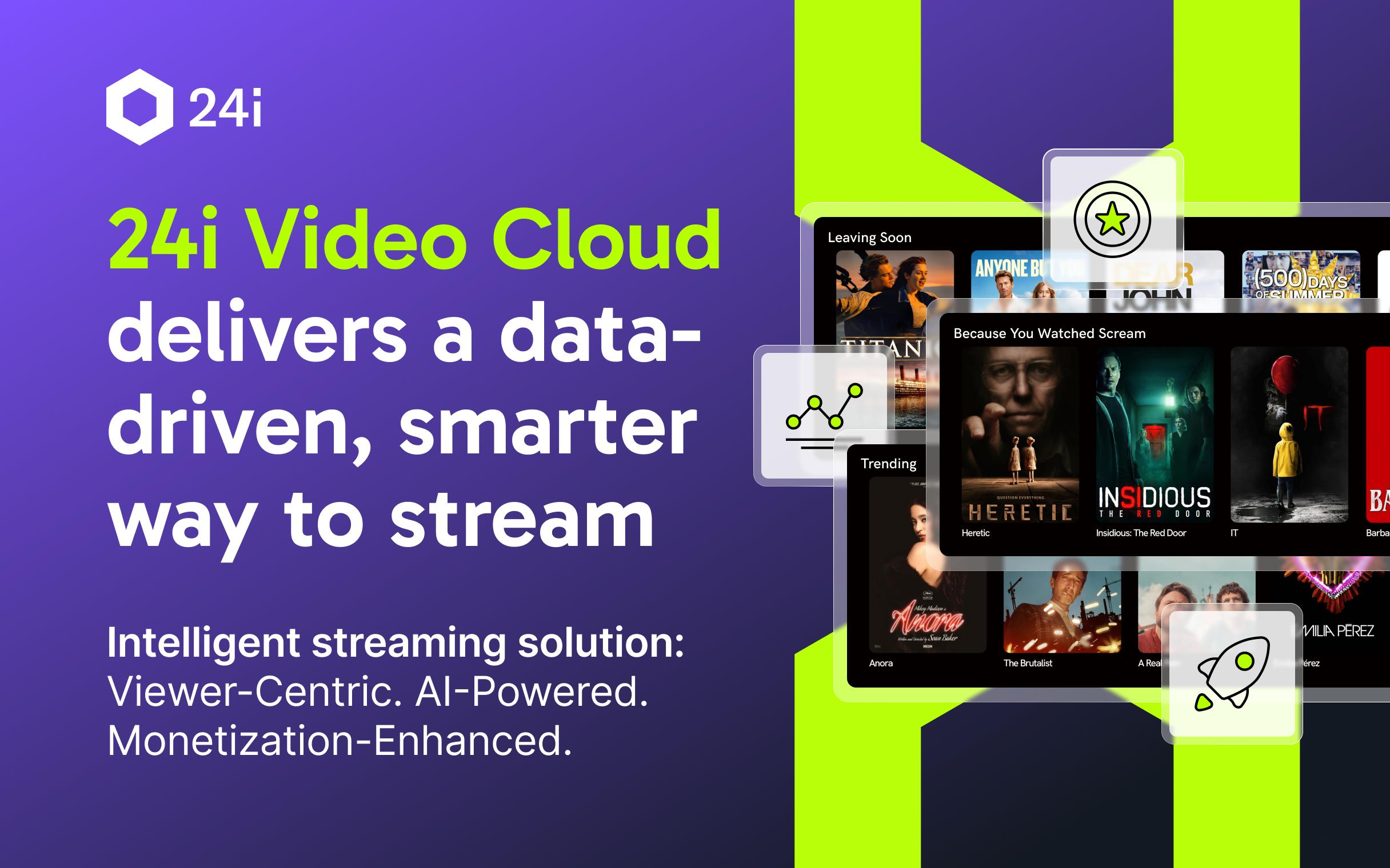 Cover image for "24i Video Cloud: Viewer-Centric. AI-Powered. Monetization-Enhanced." video