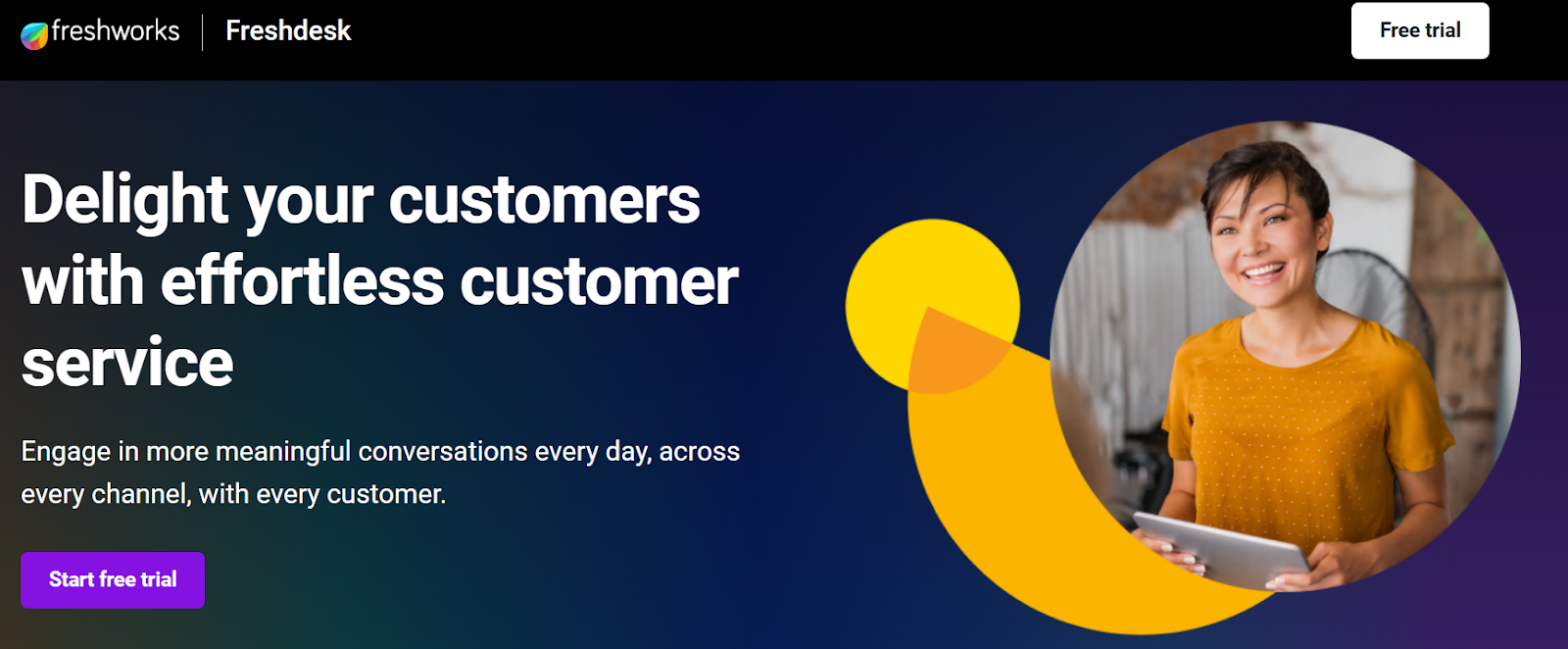 Freshdesk help desk for ticketing and automation tools