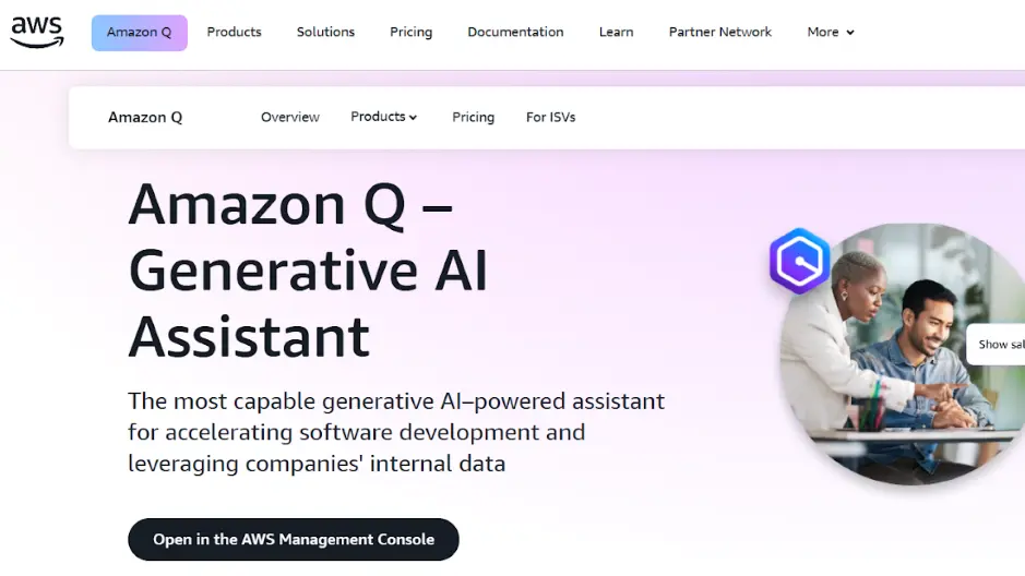 Amazon Q is a generative AI assistant for accelerating software development