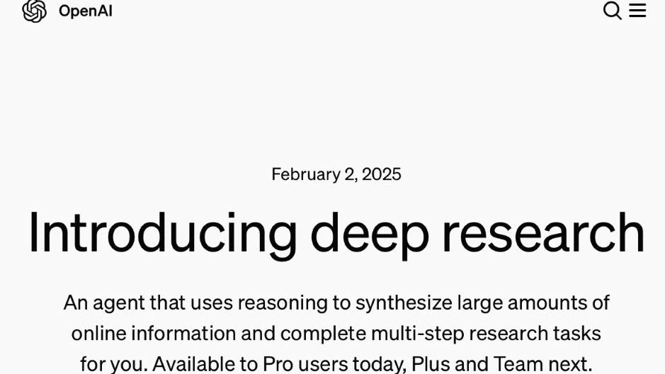 ChatGPT Deep Research for generating detailed multi-source reports with citations