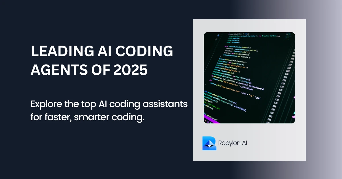 Computer code on screen representing leading AI coding agents in 2025