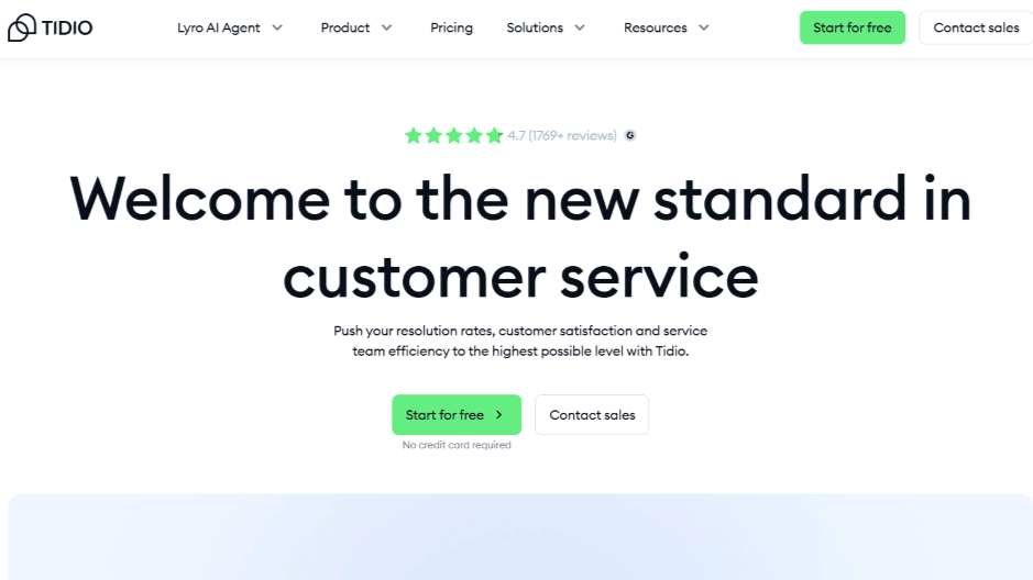 Tidio introducing Lyro AI Agent to boost resolution rates and customer satisfaction.