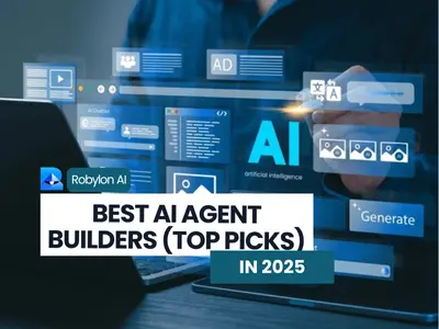 AI assistant dashboard interface showcasing top AI agent builders in 2025