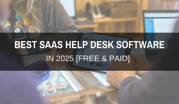People using tablets and software dashboards showcasing the best customer support tools for SaaS in 2025