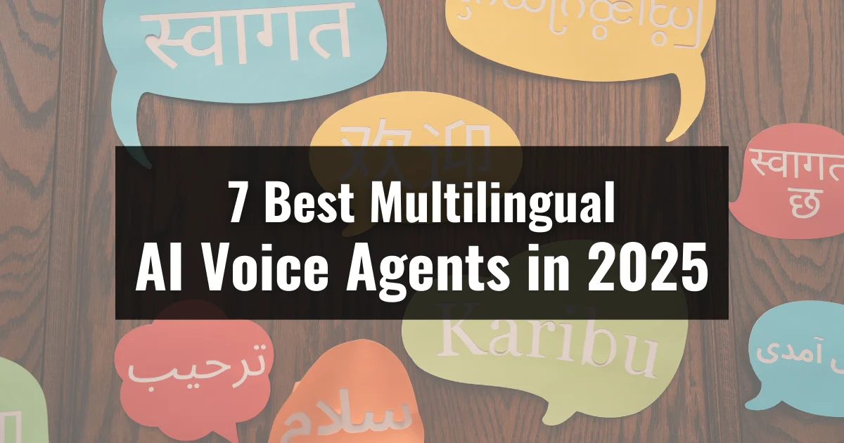 Multilingual AI voice agents connecting customers and contact centers across phone, WhatsApp, web, and apps.