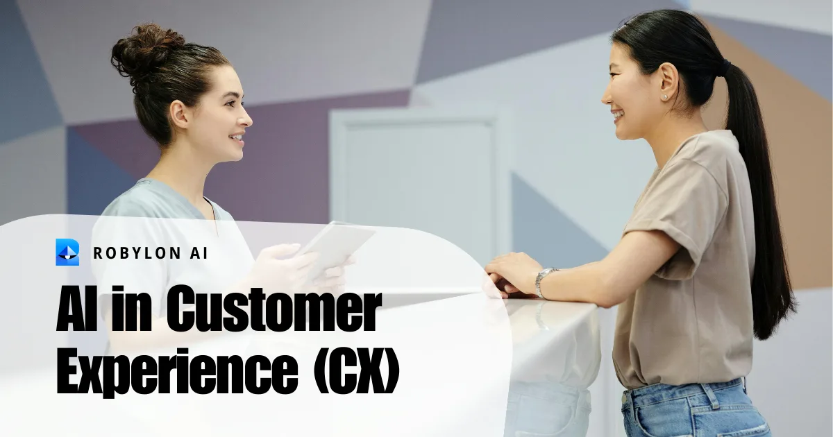 People smiling during a service interaction - How AI improves customer experience (CX)