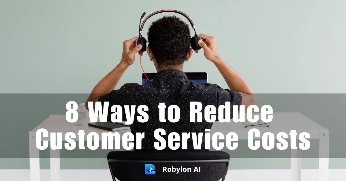 Man wearing headphones at desk - 8 proven ways to cut customer support costs without hurting CSAT