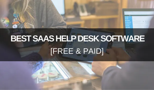 People using tablets and software dashboards showcasing the best customer support tools for SaaS