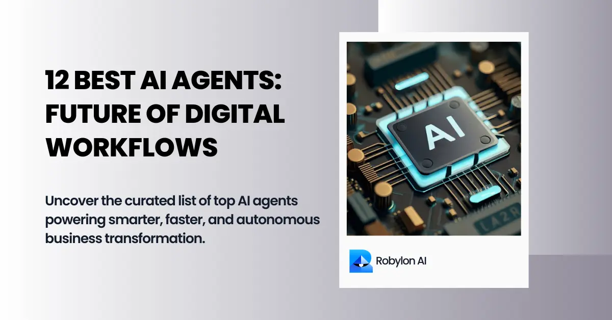 AI chip graphic representing top AI agents powering digital workflows