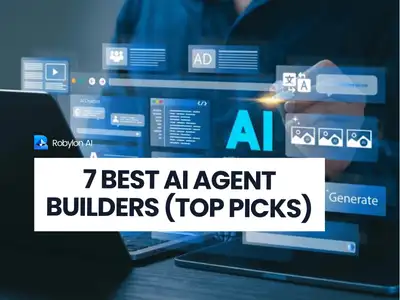 AI assistant dashboard interface showcasing top AI agent builders