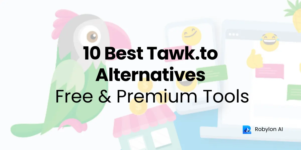 Tawk to dashboard with overlay text - Best Tawk.to Alternatives: Free & Premium Tools
