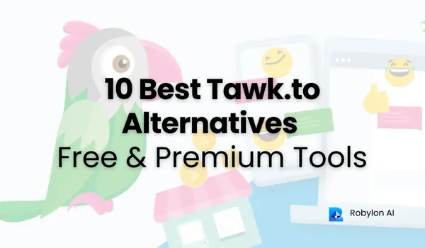 Tawk to dashboard with overlay text - Best Tawk.to Alternatives: Free & Premium Tools