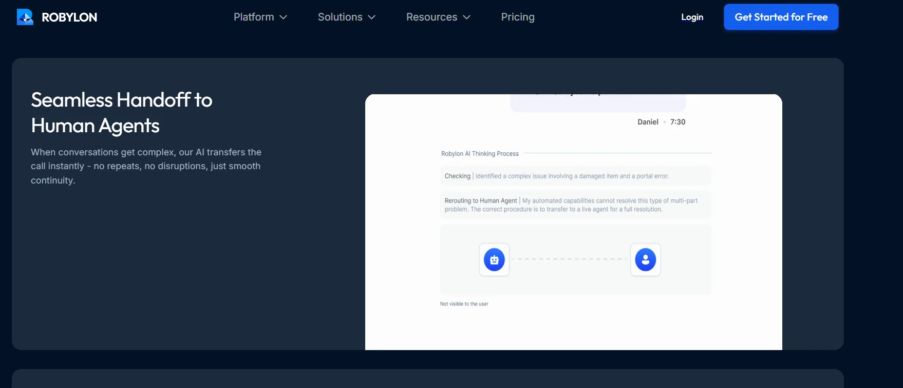 AI-to-Human Handoff Rate shows how often AI calls are escalated to human agents