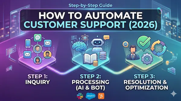 How to automate customer support: step-by-step 2026 guide