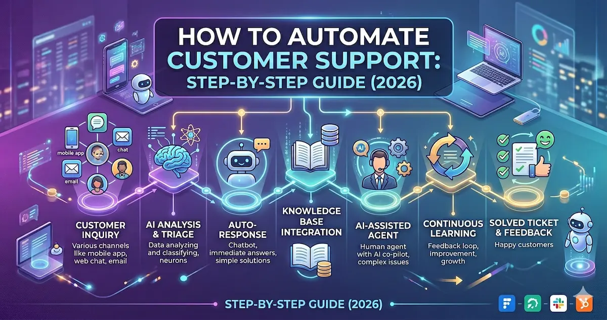 How to automate customer support: step-by-step 2026 guide