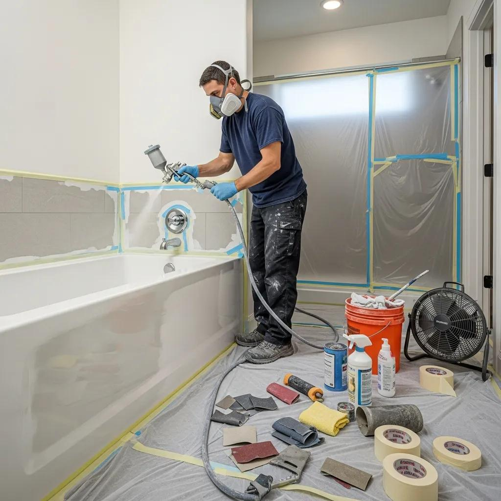 Porcelain Bathtub Reglazing & Repair
