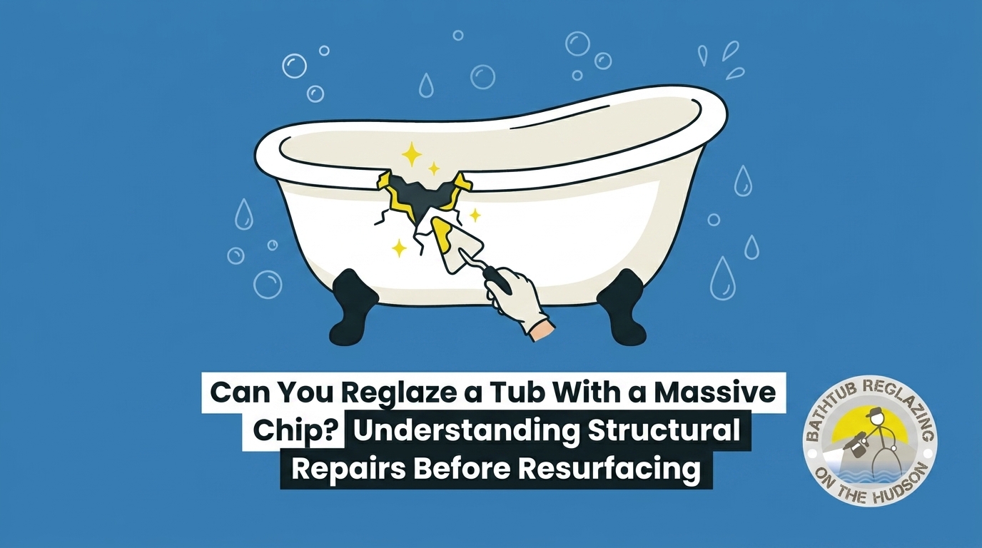 Can You Reglaze a Tub with a Massive Chip? A Look at Structural Repairs Before Resurfacing