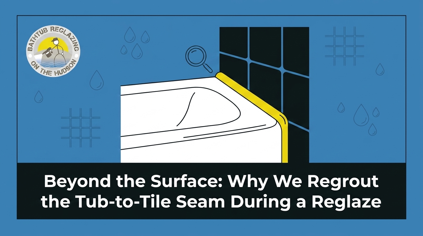 Beyond the Surface: Why We Regrout the Tub-to-Tile Seam During a Reglaze