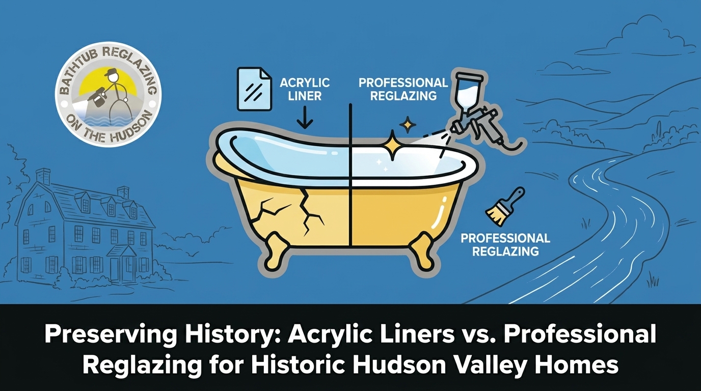 Acrylic Liners vs. Professional Reglazing for Historic Hudson Valley Homes