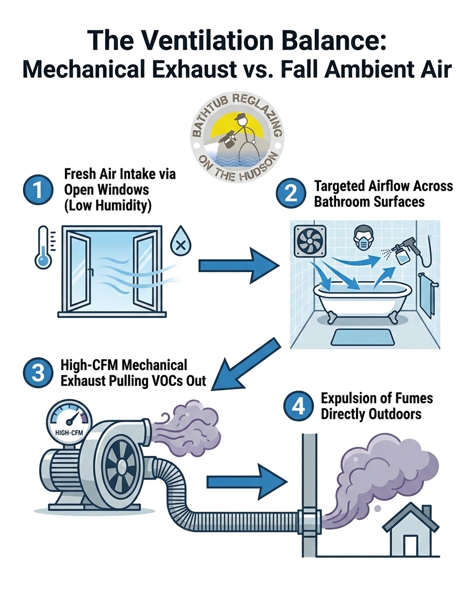 The Ventilation Balance: Mechanical Exhaust vs. Fall Ambient Air