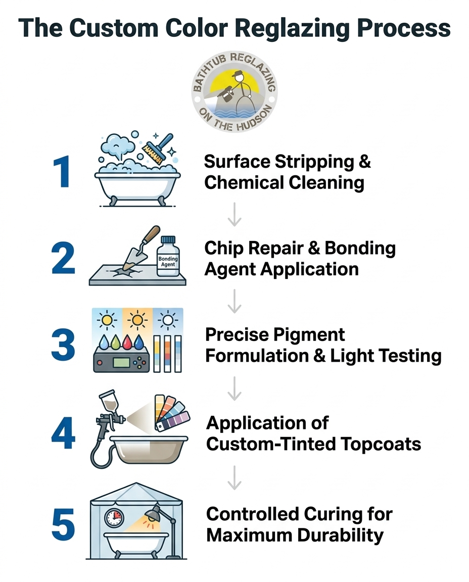 The Custom Color Reglazing Process