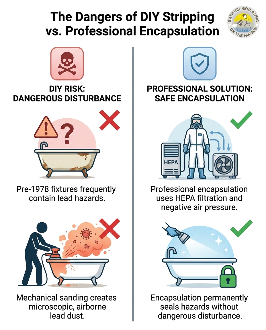 The Dangers of DIY Stripping vs. Professional Encapsulation